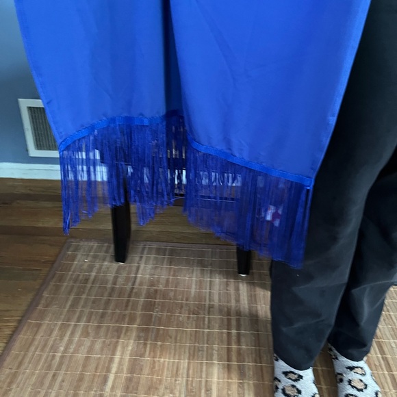 Maui Mamas One Size Fits Most Royal Blue kimono - Picture 4 of 9